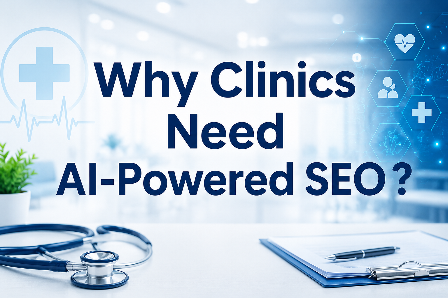 Learn how clinics can use AI-powered SEO to improve search rankings, optimize content, increase local visibility, and connect with more potential patients.