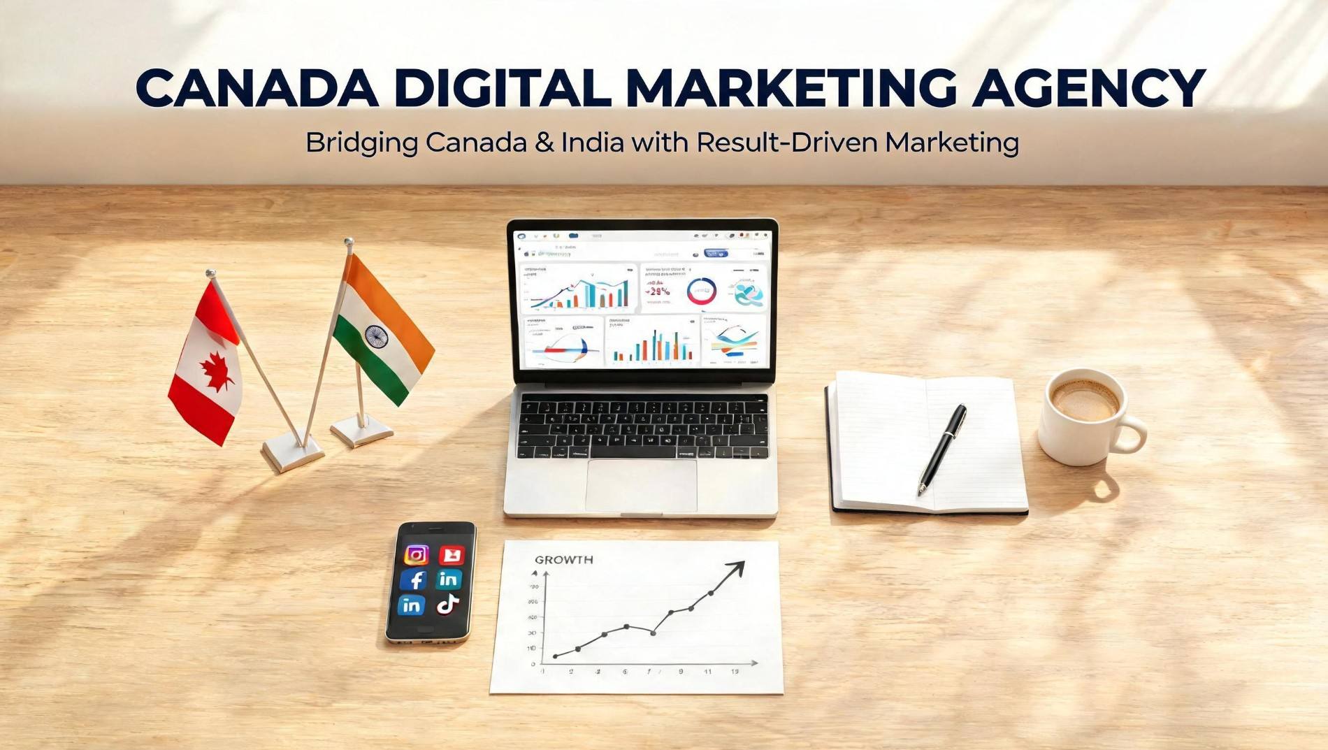 How a Canada Digital Marketing Agency in India Helps Canadian Brands Grow Faster ?