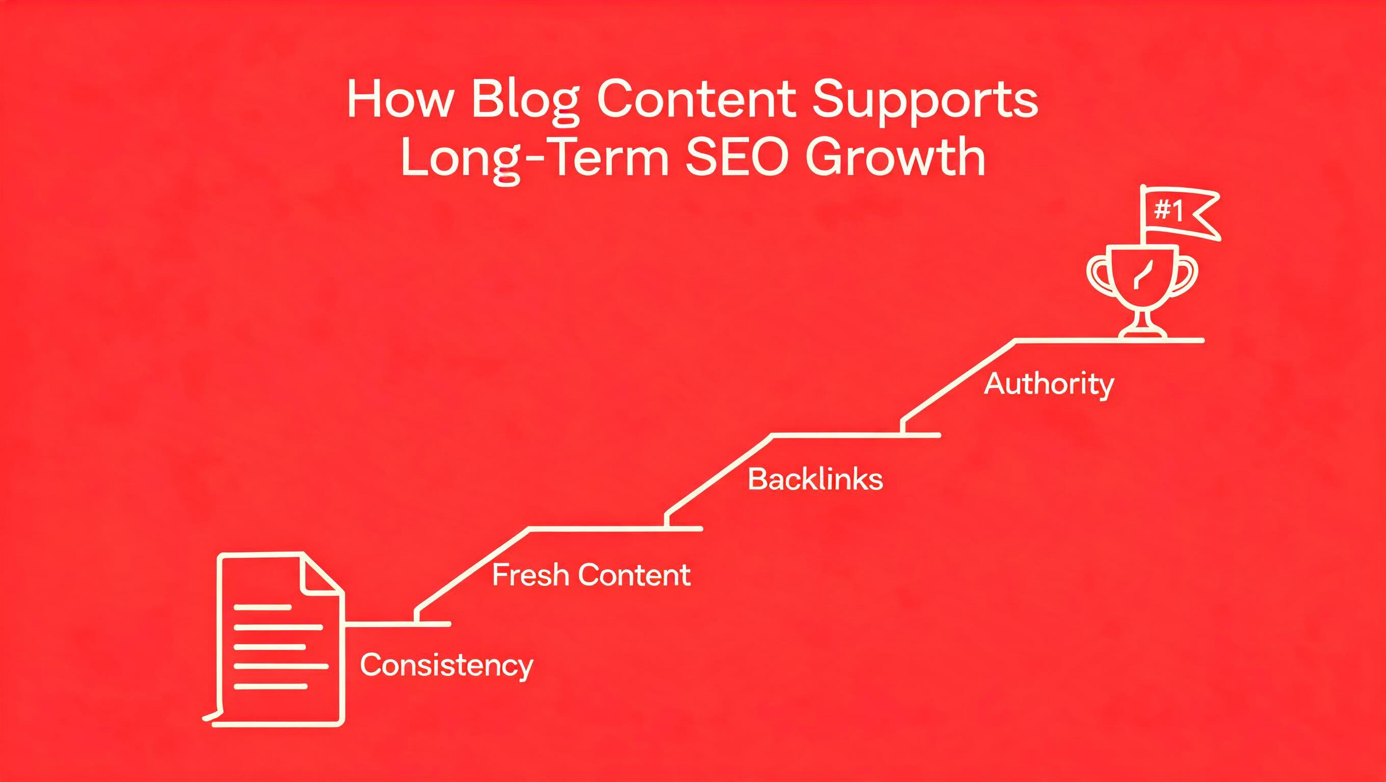 SEO blog strategy helping improve website rankings and organic traffic