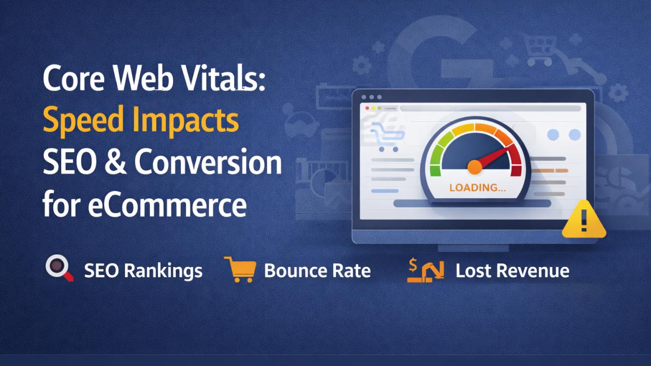 Core Web Vitals impact on ecommerce search rankings