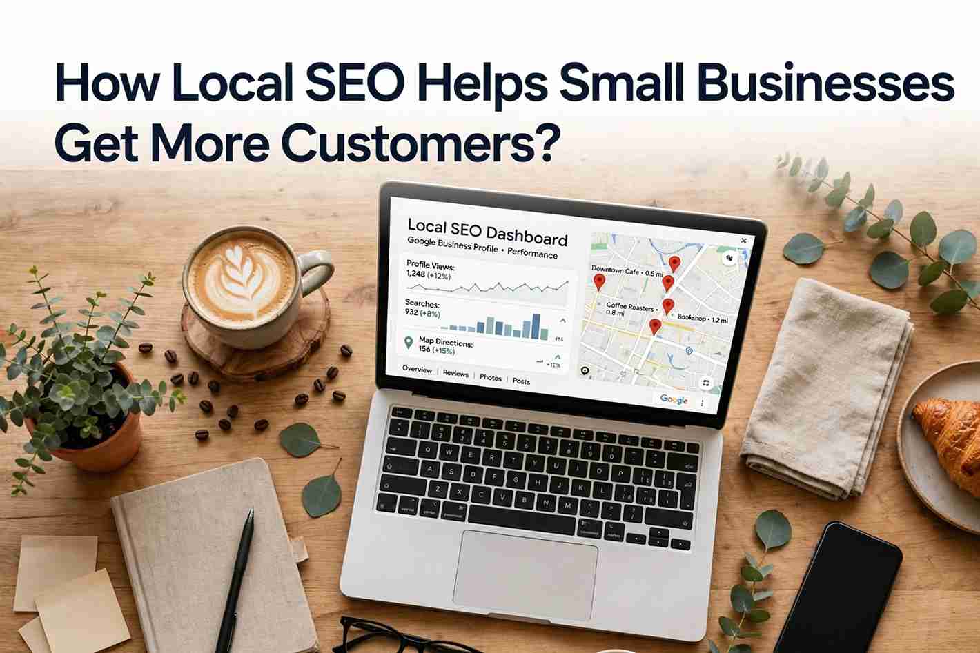 Local SEO strategies helping small businesses attract more local customers and generate leads