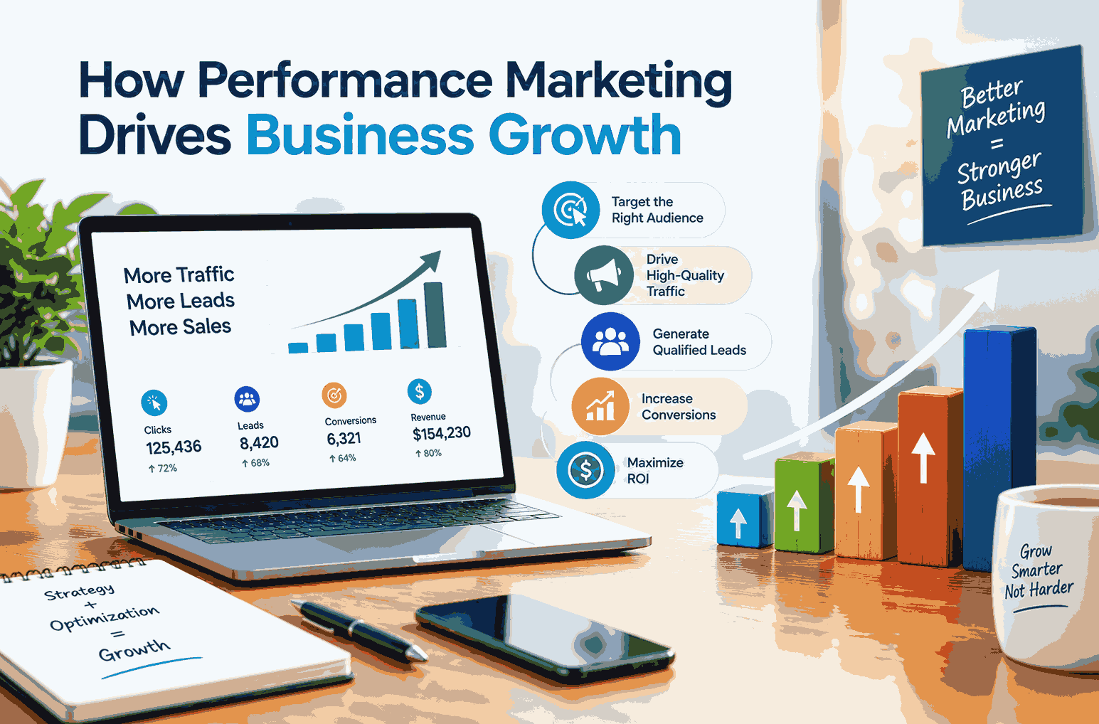 How Performance Marketing Drives Business Growth through targeted campaigns, measurable results, customer acquisition, and improved ROI.