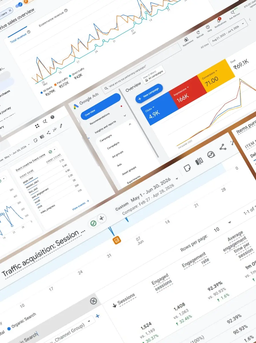 Software Development Dashboard Mockup